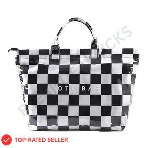 Large Clear PVC Tote Bag Waterproof Lightweight Hobo Handbag for Daily Work